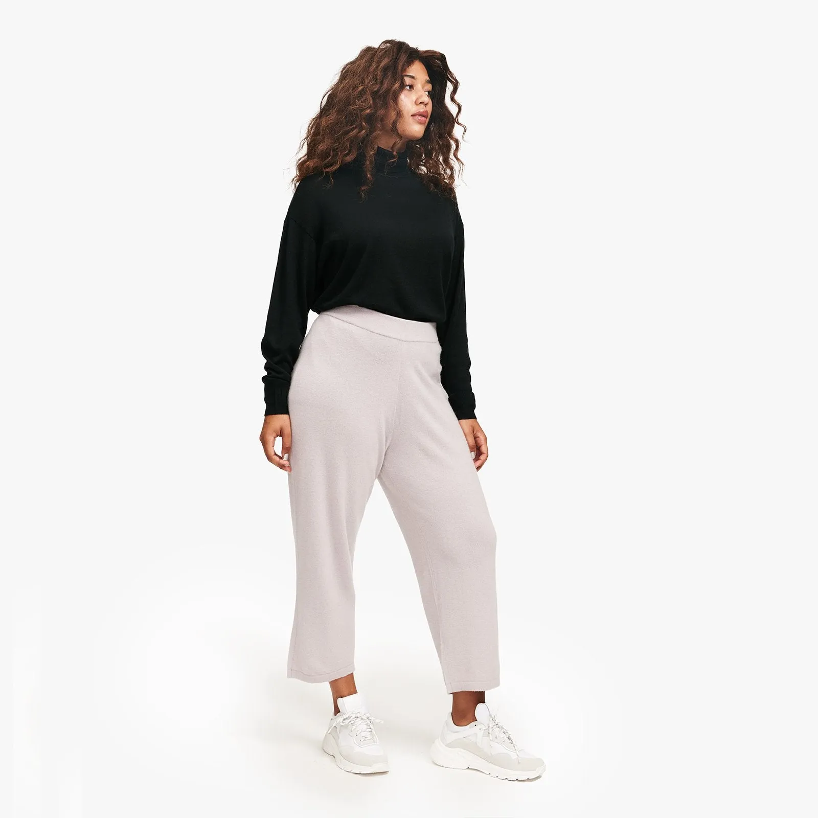 Signature Cashmere Cropped Pant