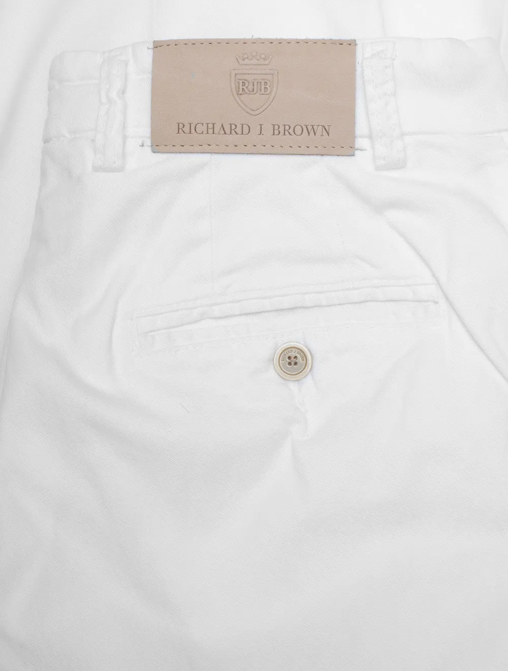 Singapore Denim Chino Pure White