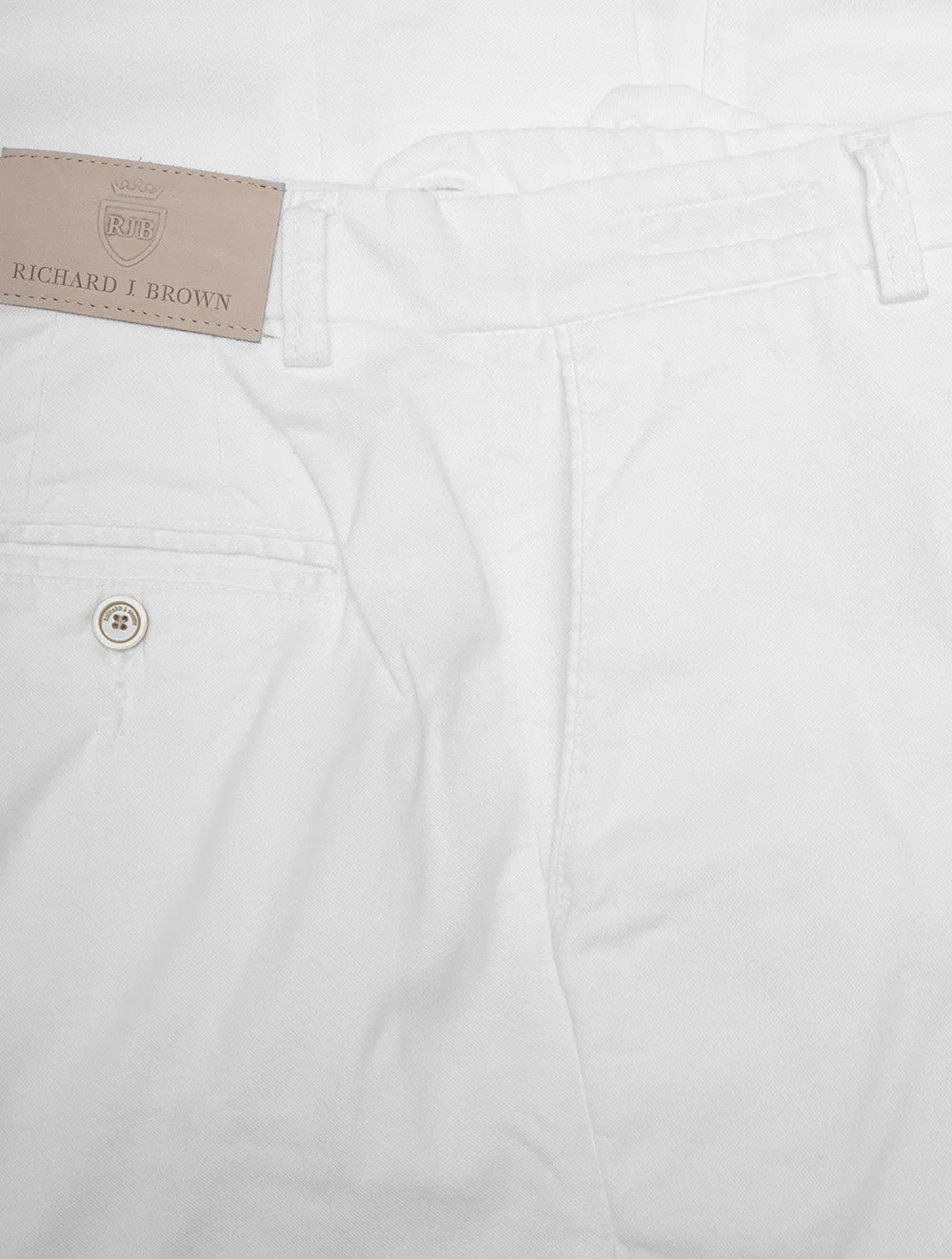 Singapore Denim Chino Pure White