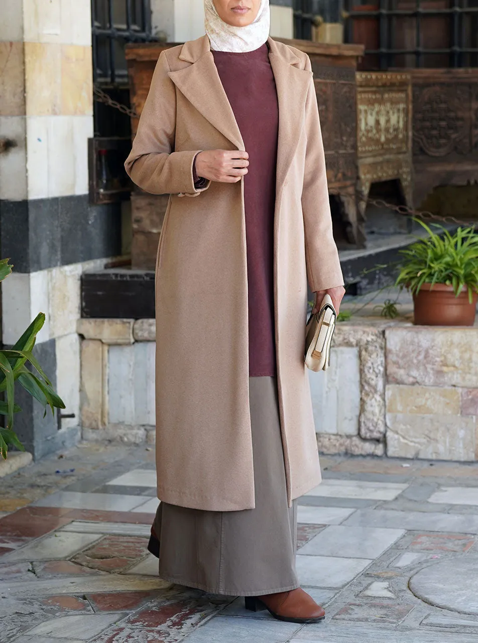 Single Buttoned Wool Coat