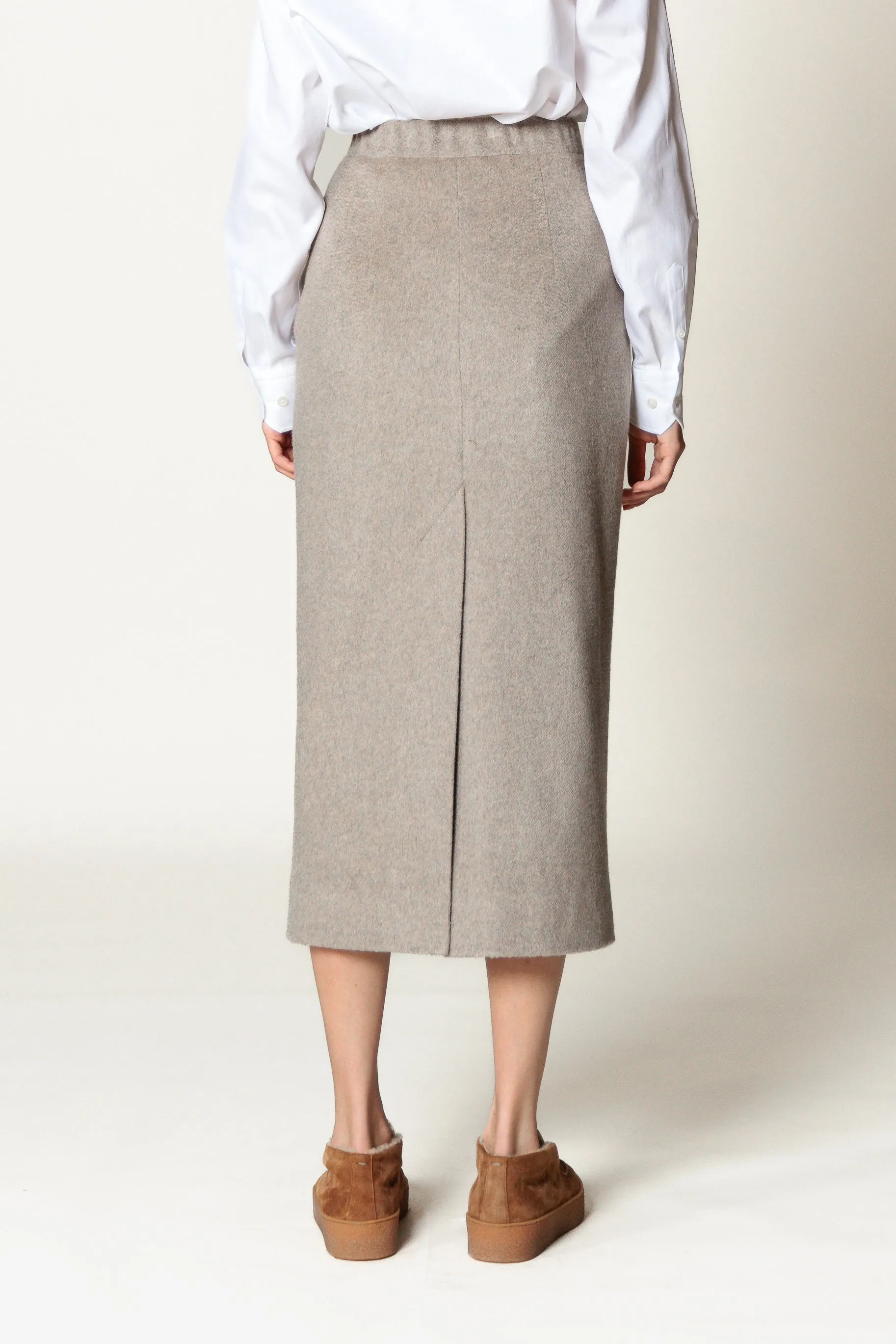 Skirt "MONA CLASSIC MIDI" / Cashmere & Camel