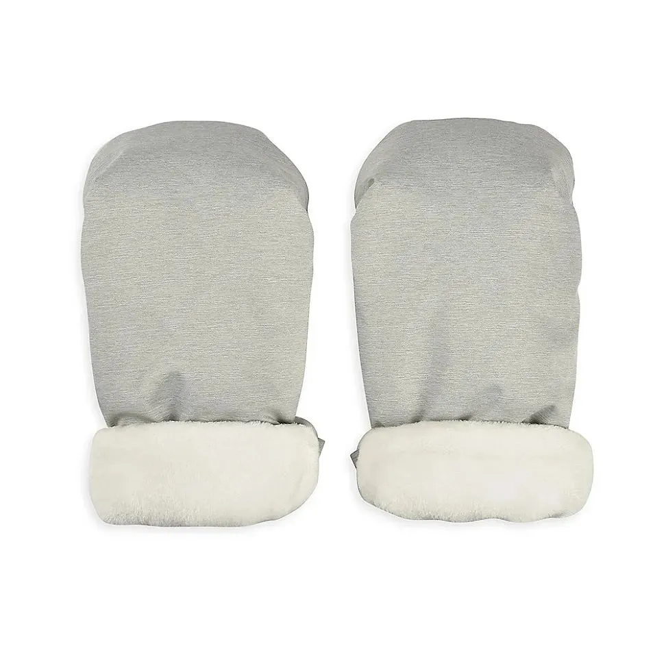 Stroller Muffs   Gloves - Grey Bundle