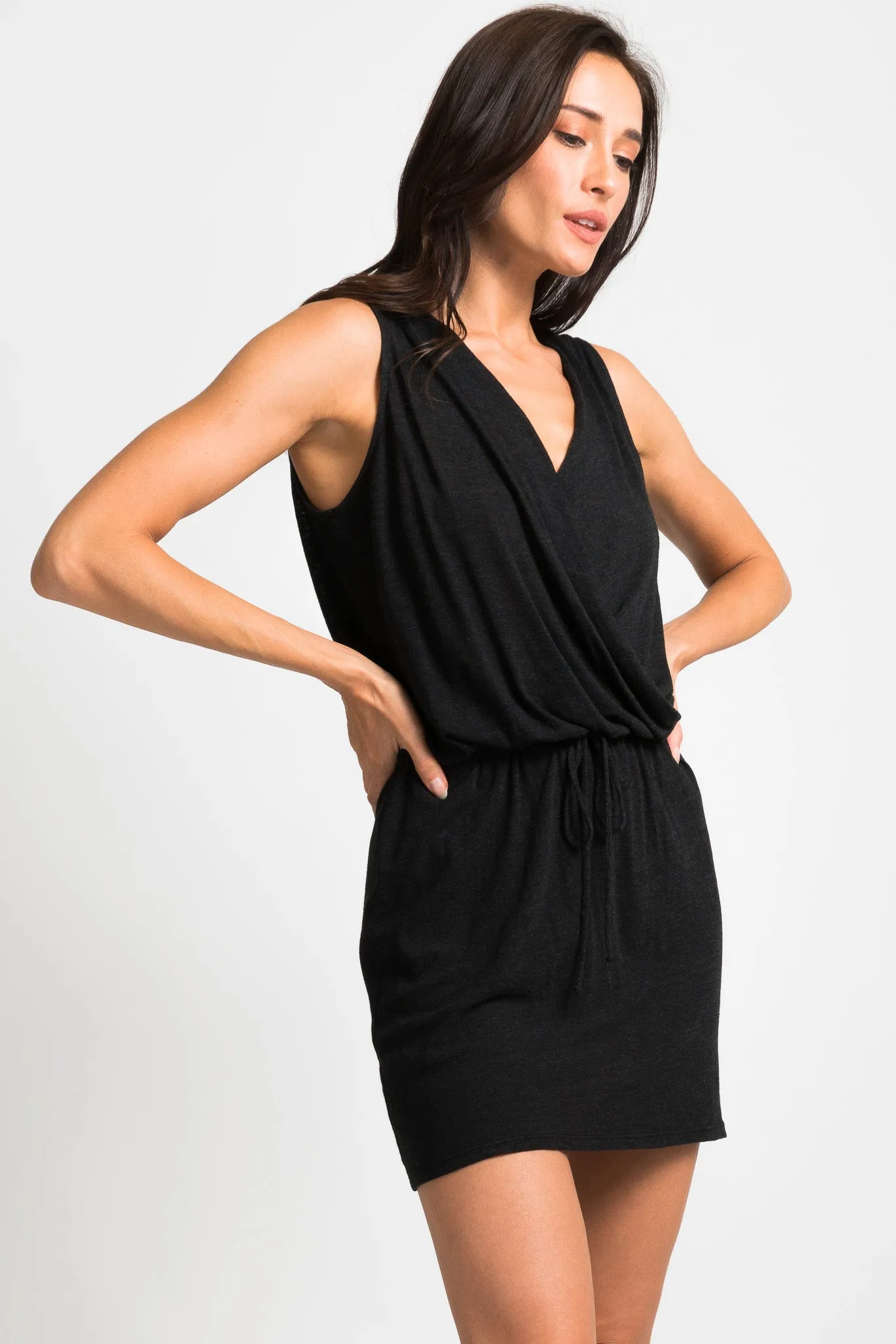 Surplice Mini Romper