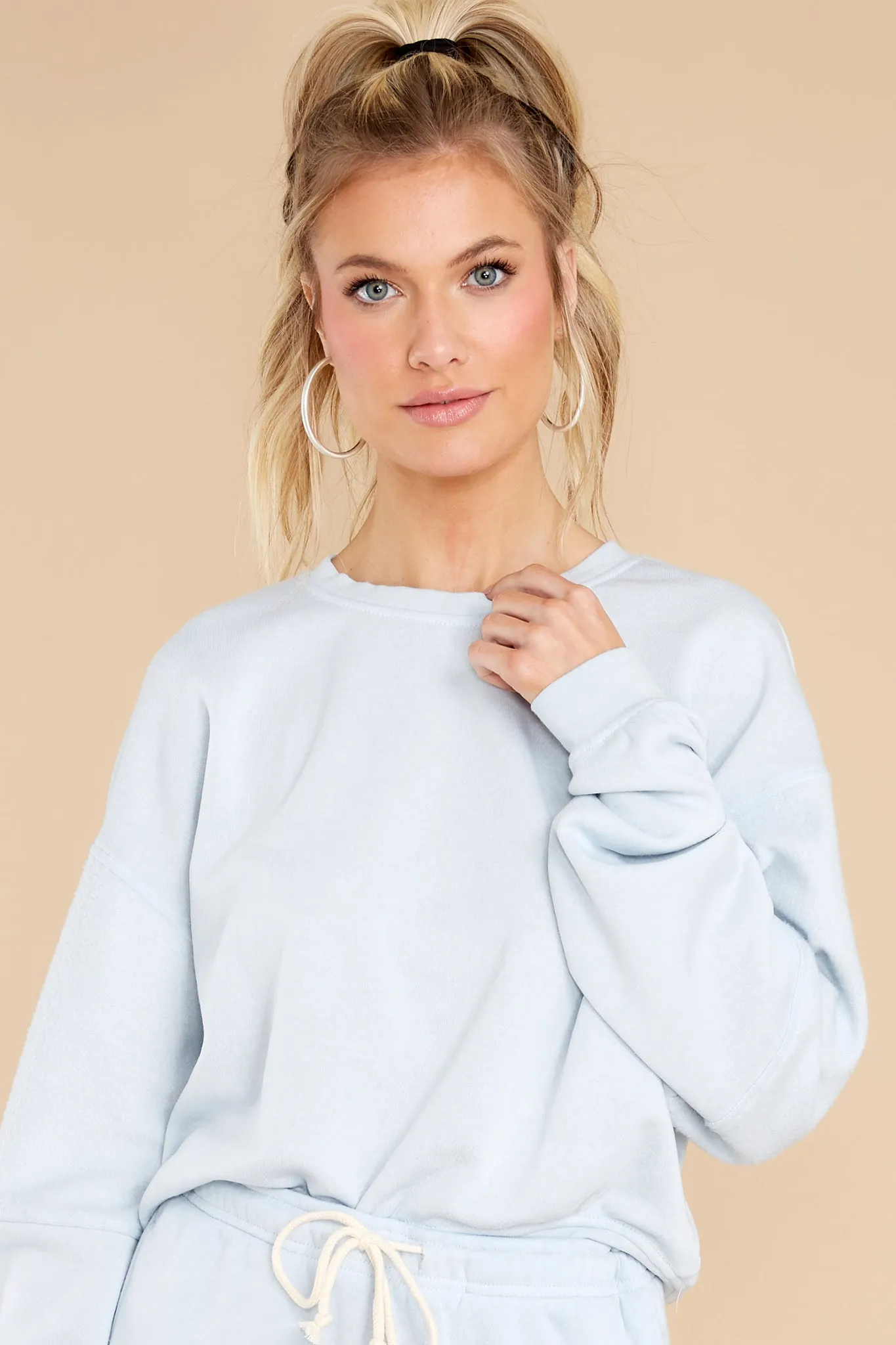 Sweeten The Deal Light Blue Top