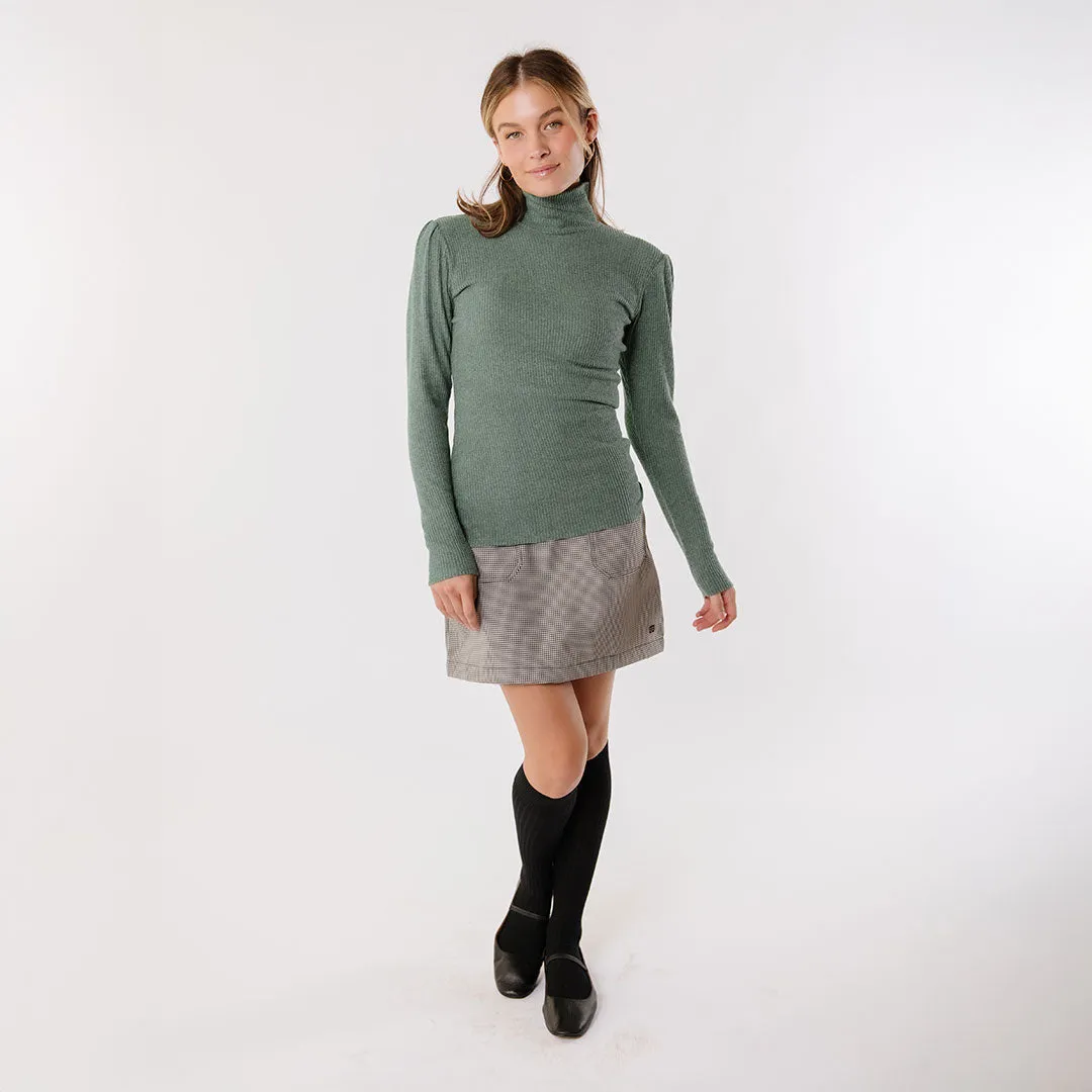 Sydney Turtleneck, Dusty Green