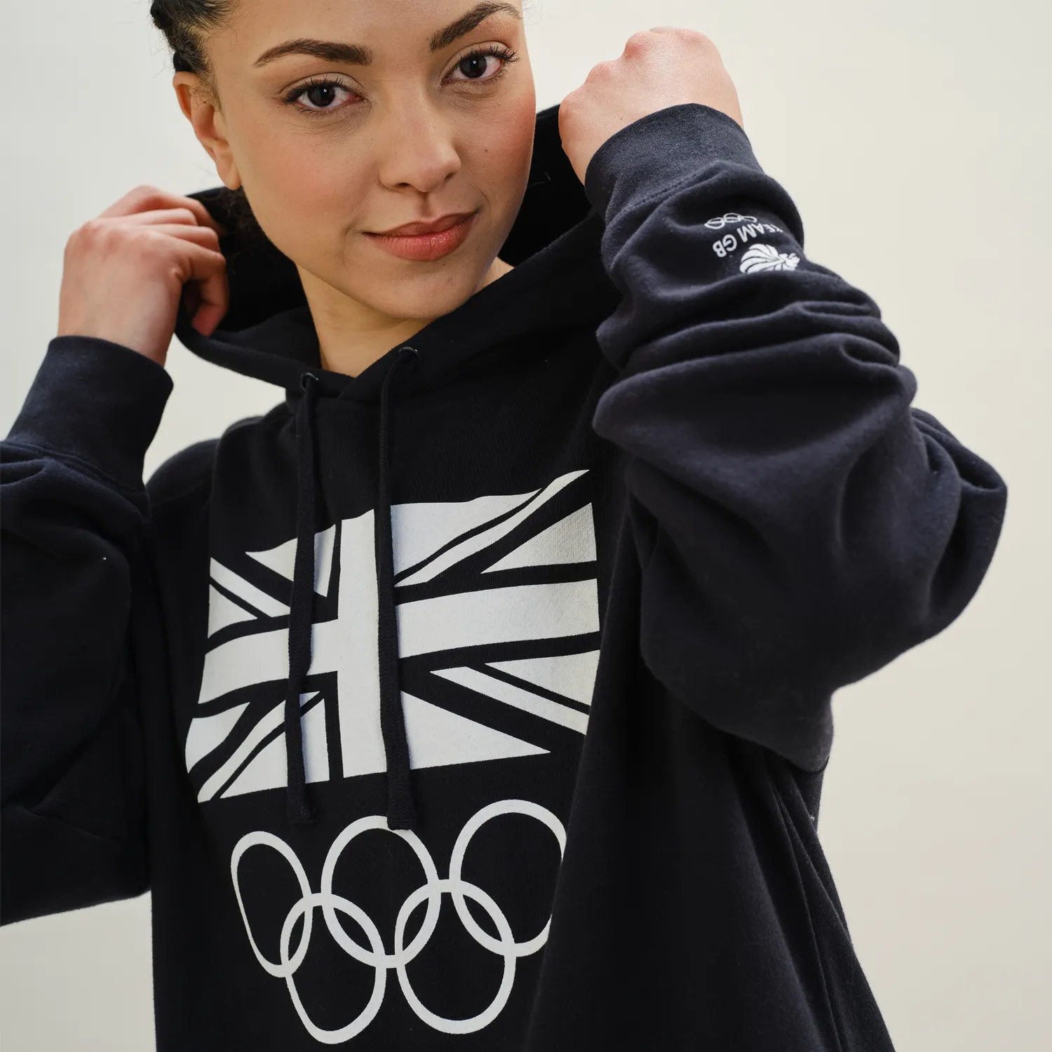 Team GB Union Jack Hoodie Dark Navy