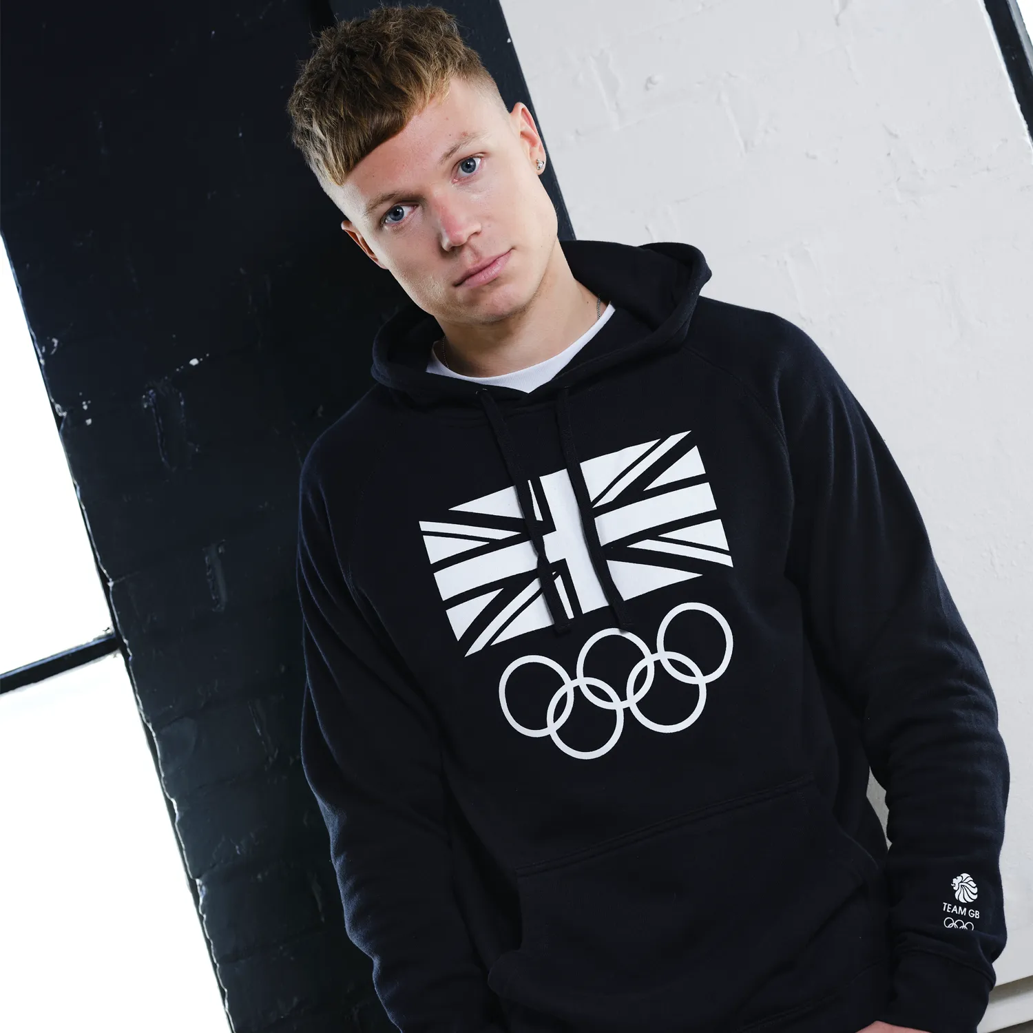 Team GB Union Jack Hoodie Dark Navy