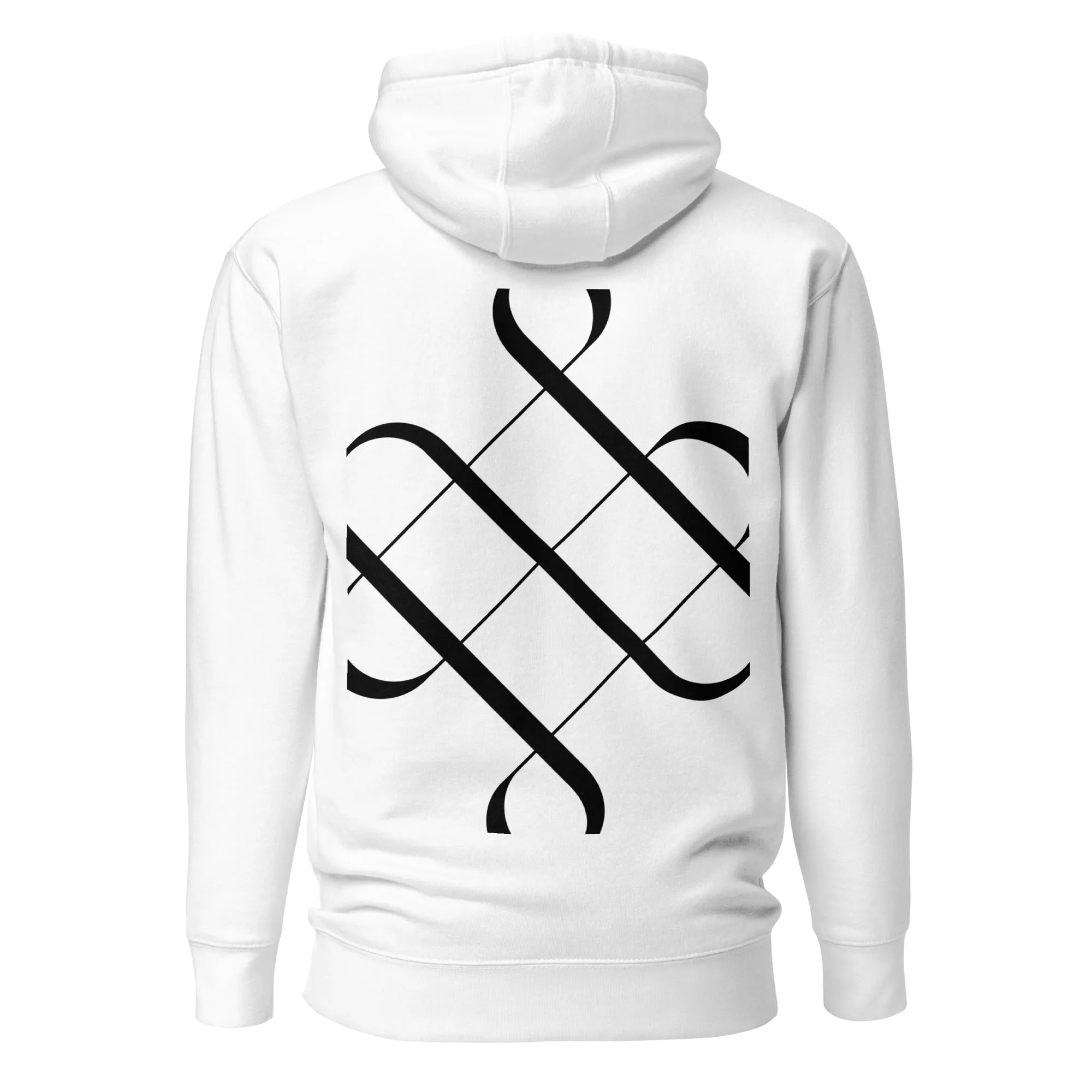 White Aries Unisex Zodiac Poetry Hoodie