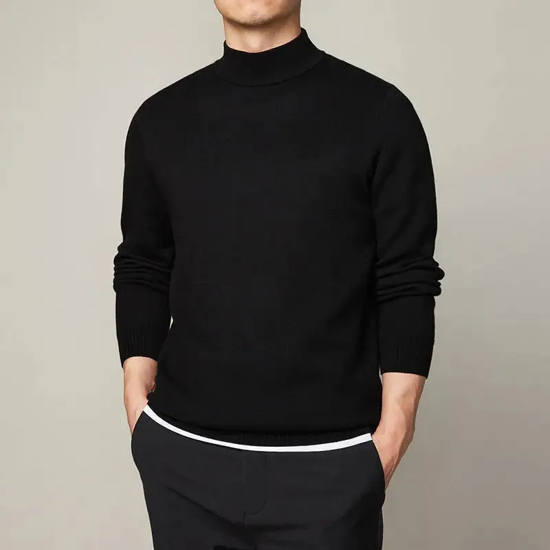 Winter half turtleneck sweater