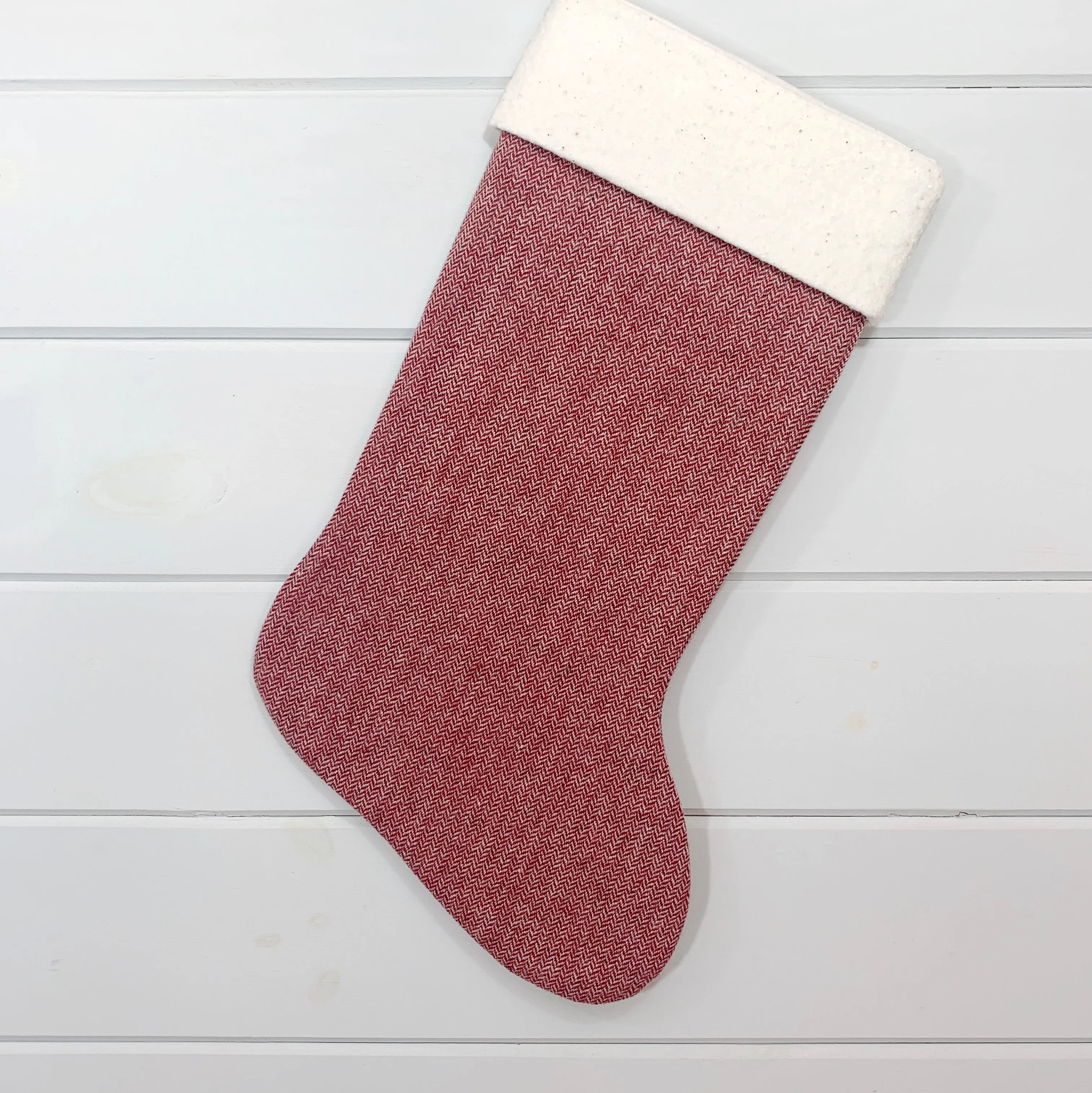 Woodland Bunny Christmas Stocking